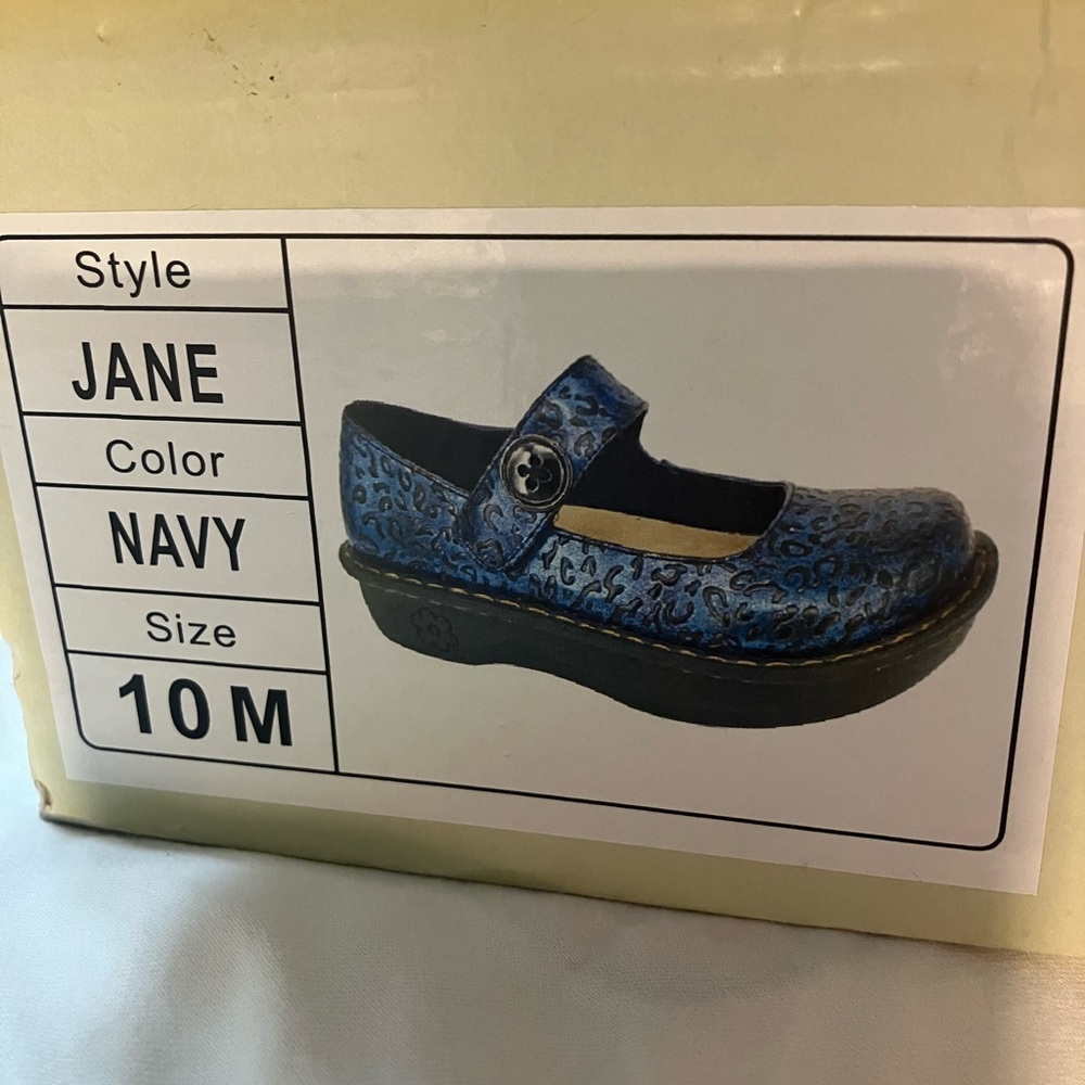 🆕 Ingaro Blue& Black Textured Finish & Comfort Platform size 10 true to size